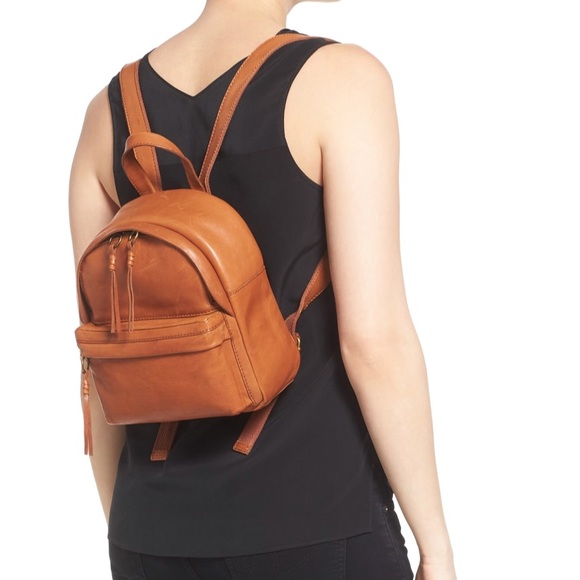 madewell mini lorimer leather backpack
